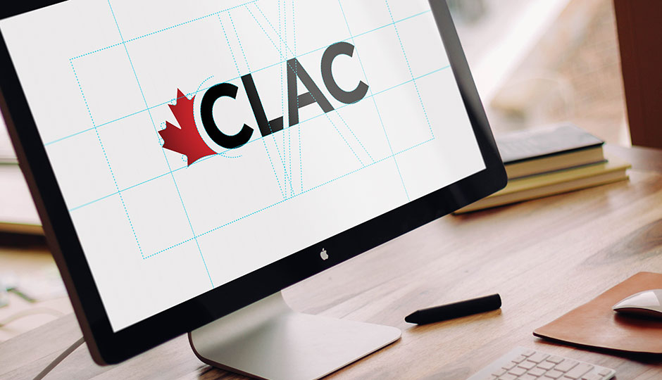 Alan Weaving, CreativeElements.ca, CLAC, brand, identity, logo, corporate stationery, logo details